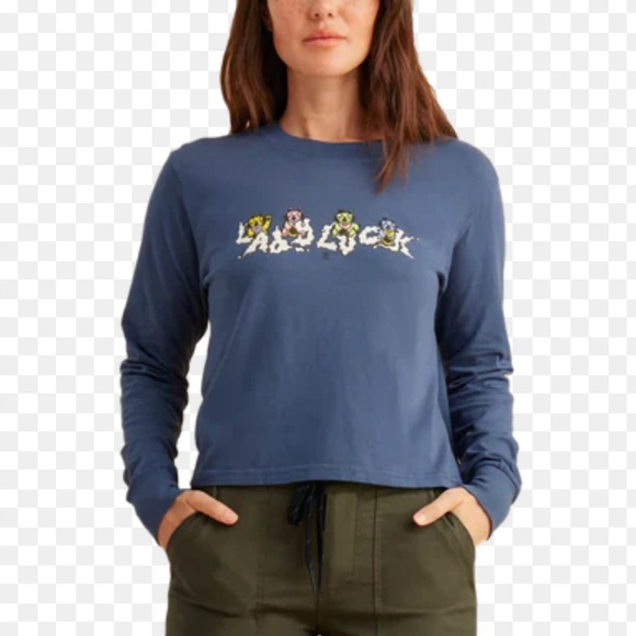 Roark Tops - NWT Roark Lady Luck Long Sleeve Tee shirt top blouse